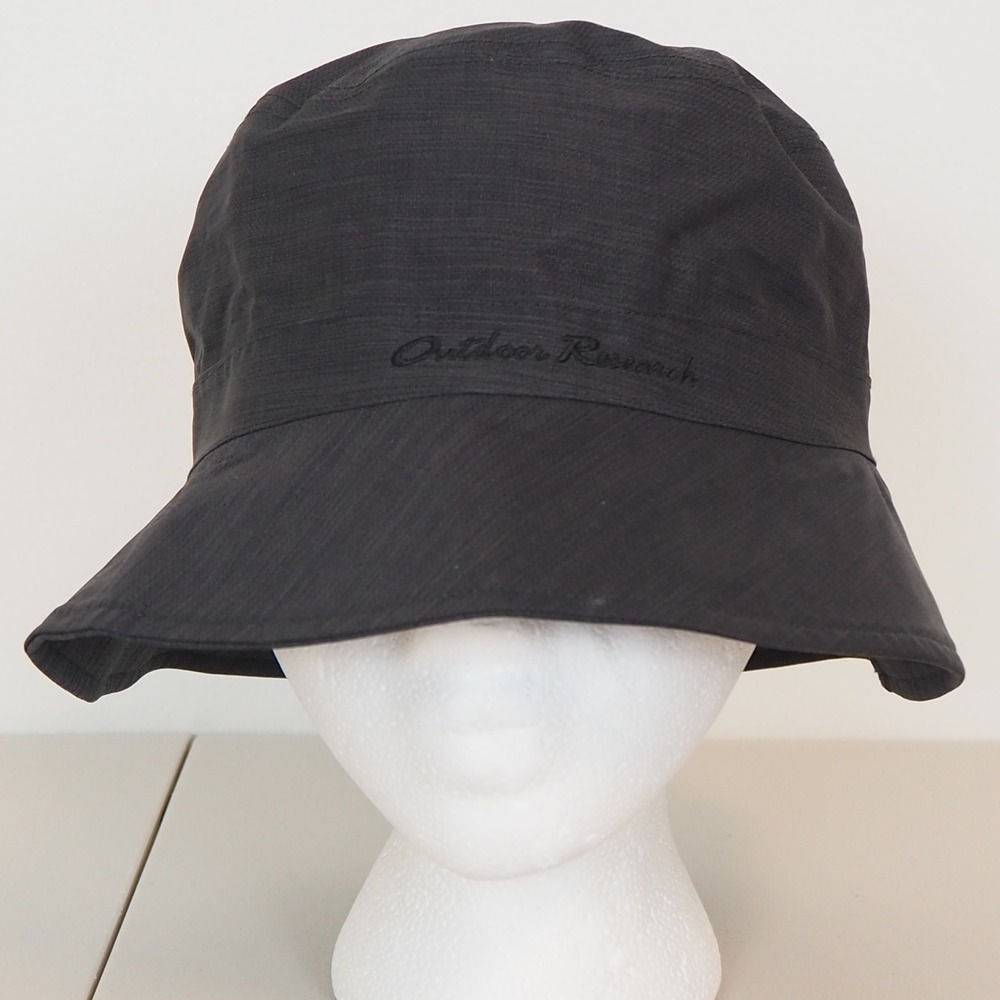 Outdoor Research Bucket Hat S/M Black Sun Protection UPF 50+ Hiking Travel